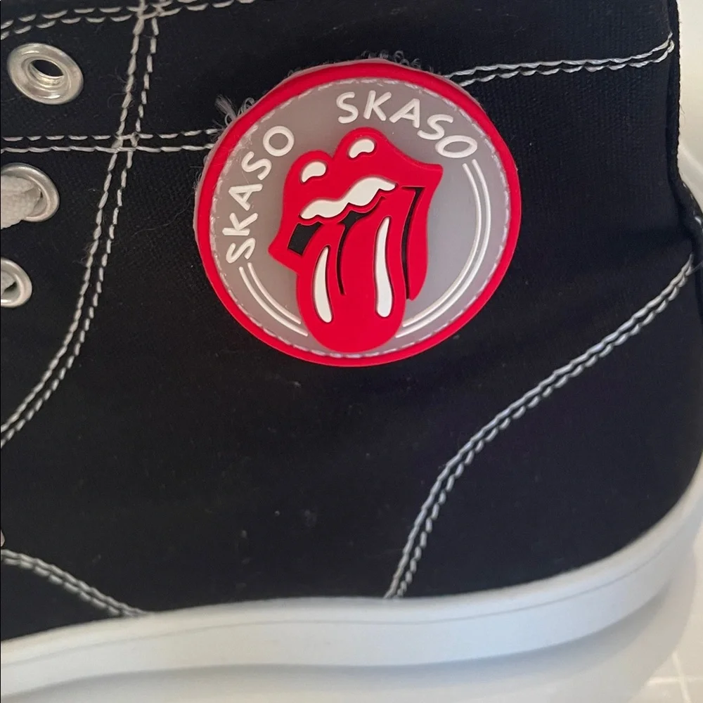 Women’s Black High Top Sneakers - Picture 6 of 9
